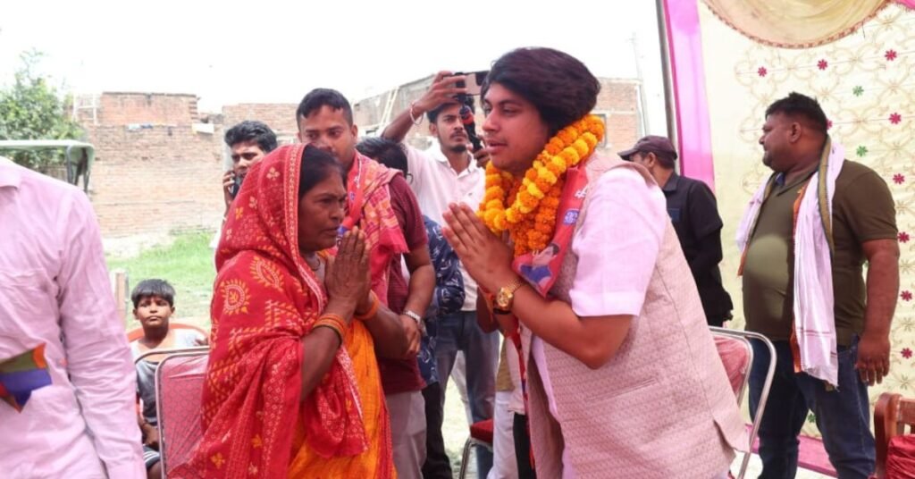 Second day of jan Ashirwad yatra in siwan